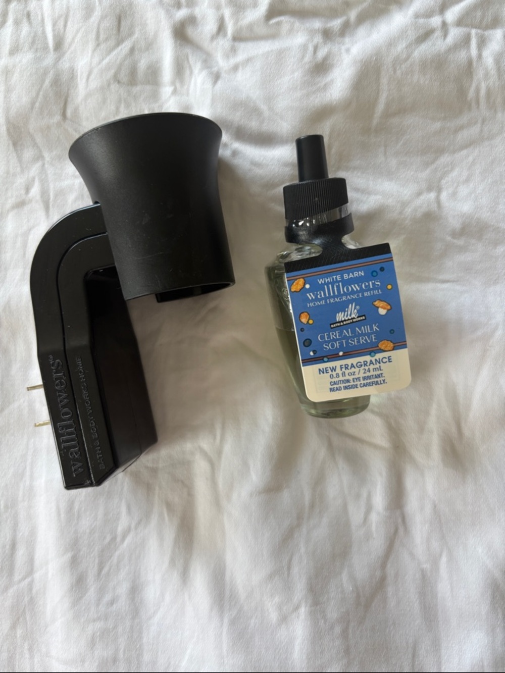 Black Barn Black Wallflowers Plug-In Warmer with Cereal Milk Soft Serve Refill